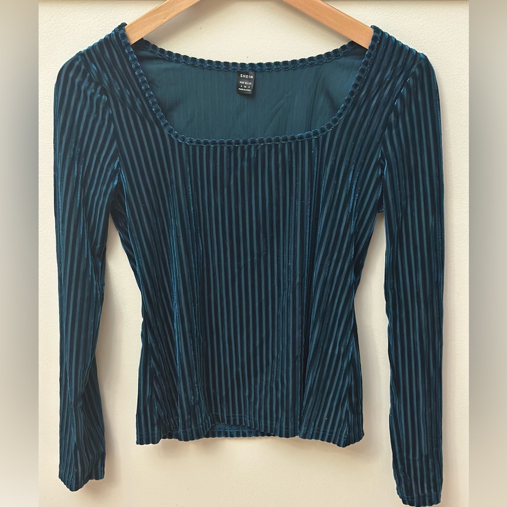 NWOT Velvet Top